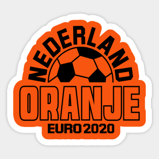 Nederland Oranje EURO2020 Sticker